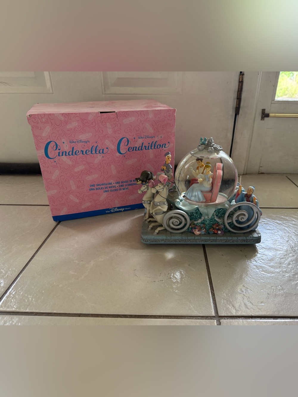 Cinderella’s 50th Anniversary “So This Is Love” Disney Musical Snow Globe